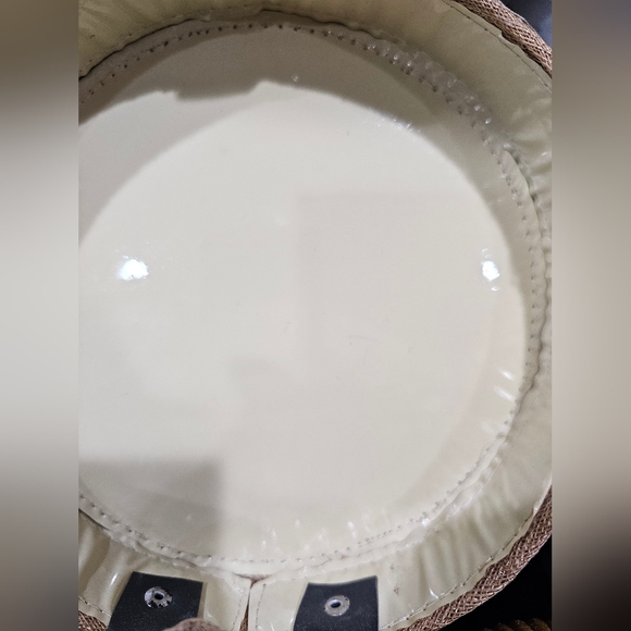 *HP* Vintage 70'S Handcrafted Basket/Bucket Purse With Raffia Embroidery Detail - Picture 14 of 14